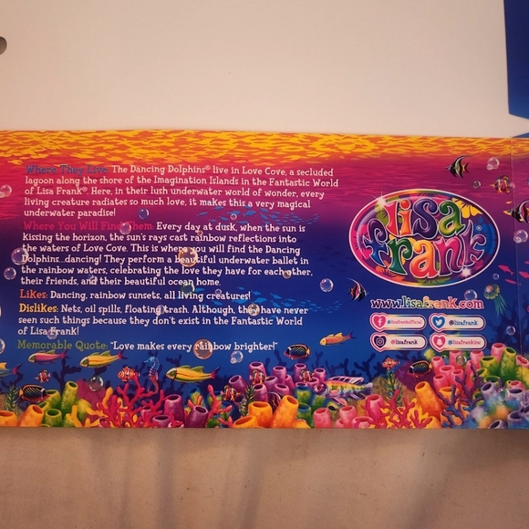 New Lisa Frank Dolphin Folder - Picture 5 of 7
